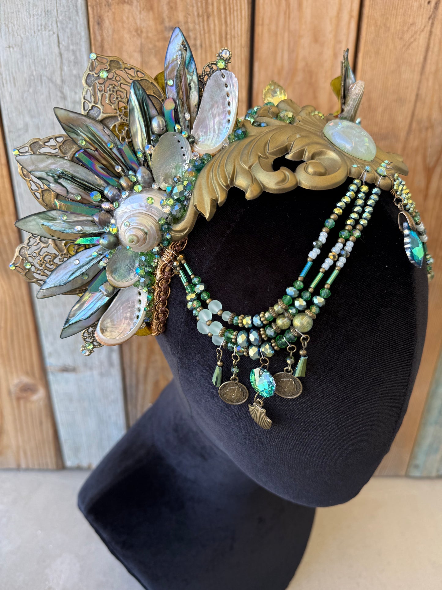 MTO Mermaid Crown Headpiece “Ophiodon” for Underwater Use