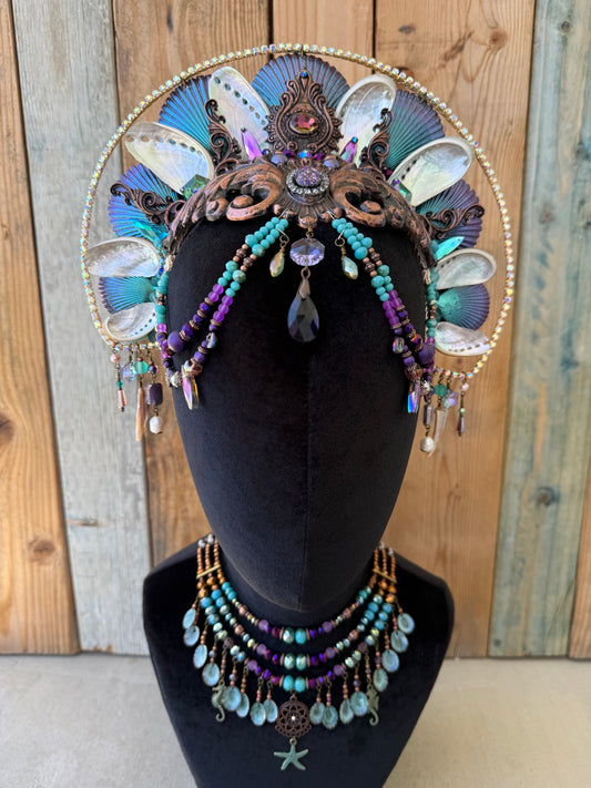 Mermaid Headpiece “Dhantill” for Underwater Use