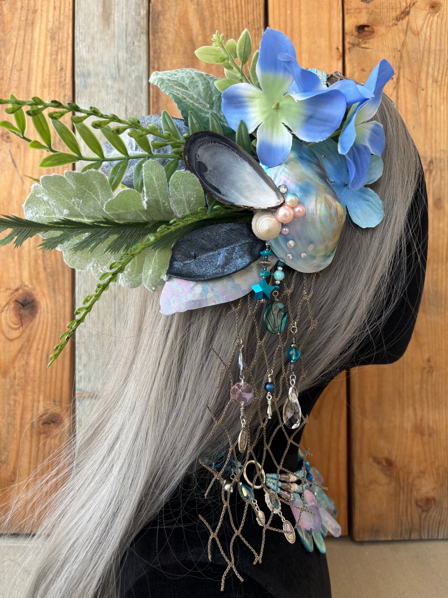 Mermaid Headpiece “Wave” for Underwater Use