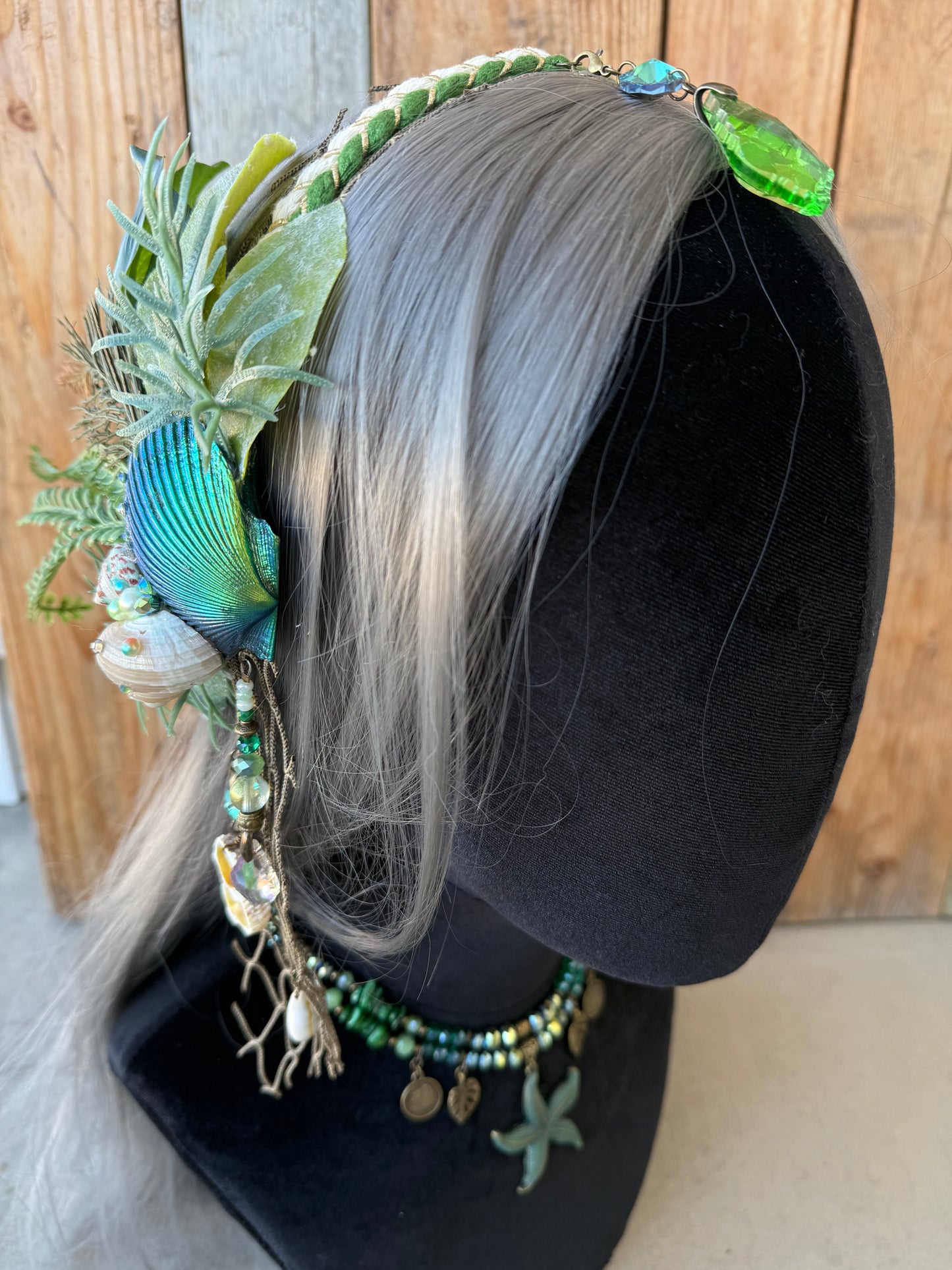 Mermaid Headpiece “Quarion” for Underwater Use