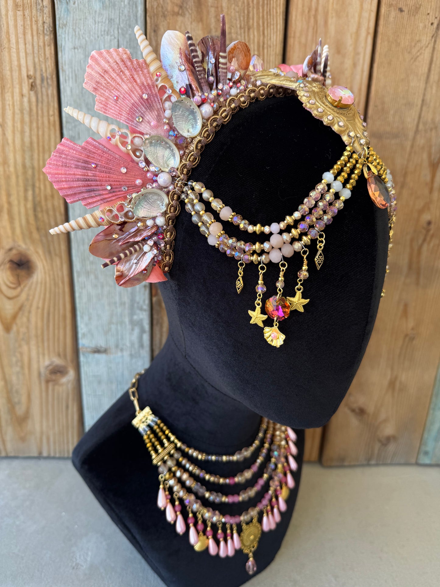Mermaid Crown Headpiece “Abantenas” for Underwater Use