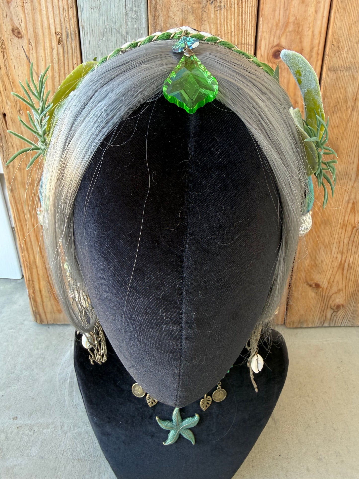 Mermaid Headpiece “Quarion” for Underwater Use