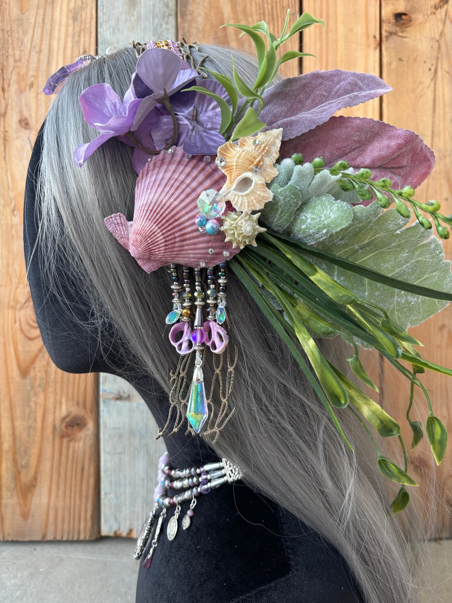 Mermaid Headpiece  “Purple Orchid” for Underwater Ise