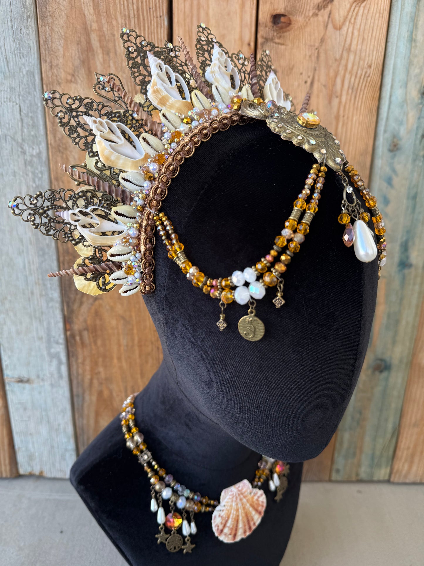 Mermaid Headpiece “Coelacanth” for Underwater Use