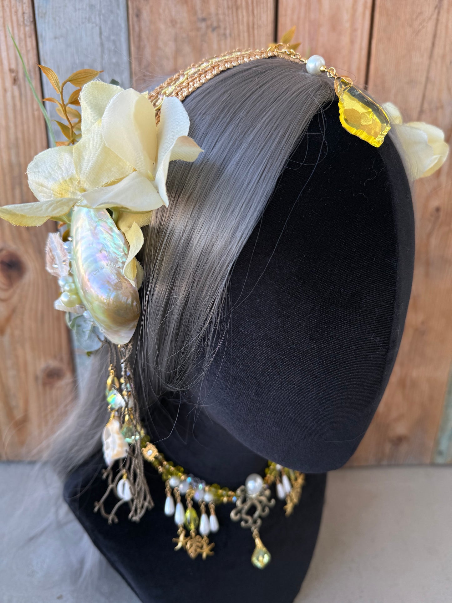 Mermaid Headpiece “Solveliss” for Underwater Use