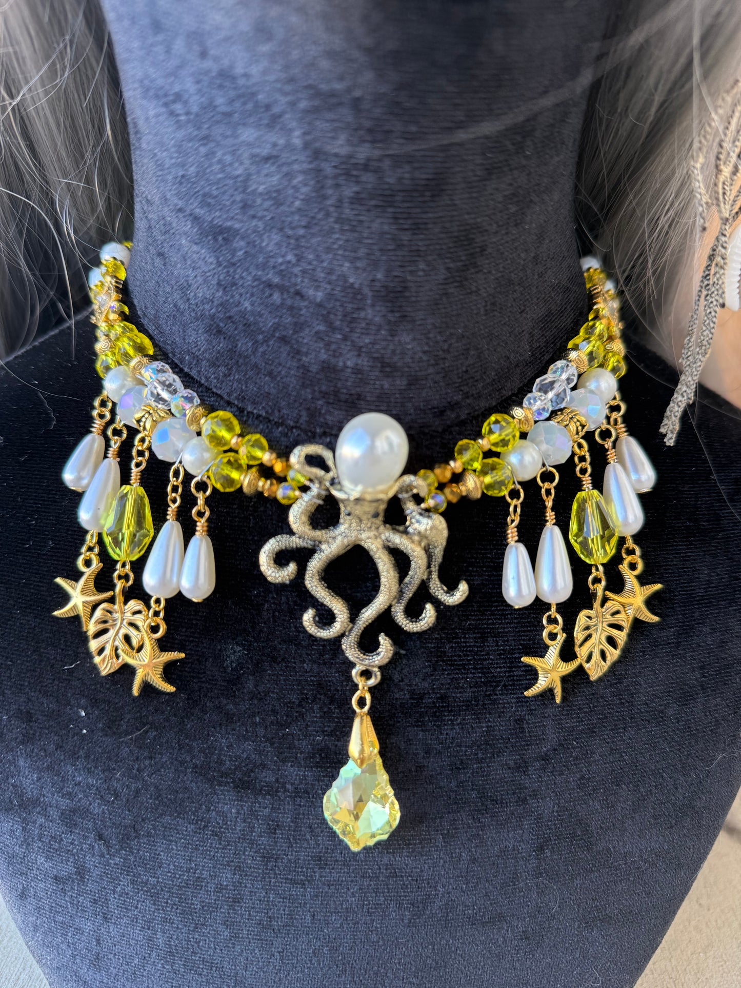 Mermaid Headpiece “Solveliss” for Underwater Use