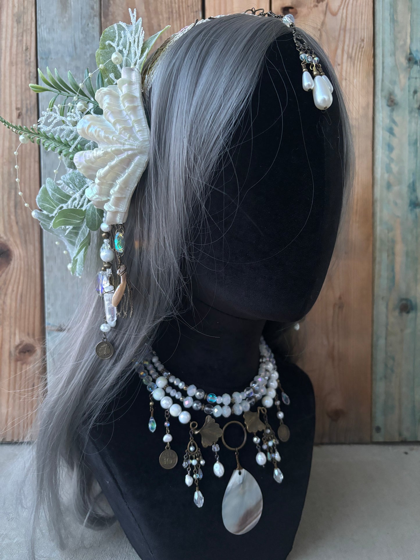 Mermaid Headpiece “Synthia” for Underwater Use