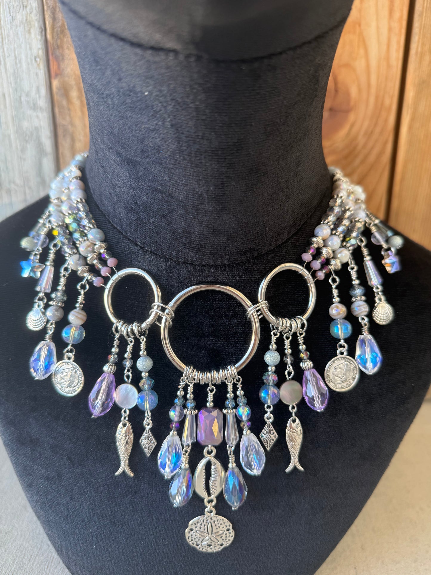 Mermaid Crown Headpiece “Silvuth” for Underwater Use