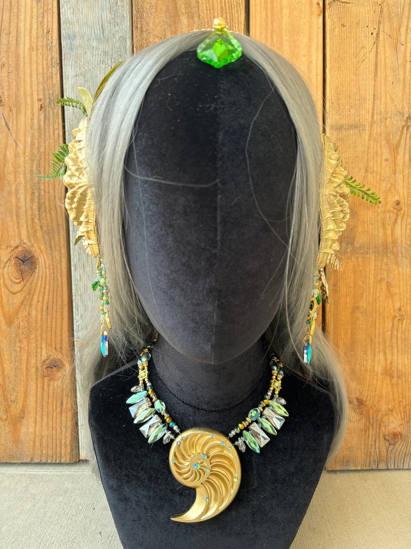 Mermaid Headpiece “Gully” for Underwater Use