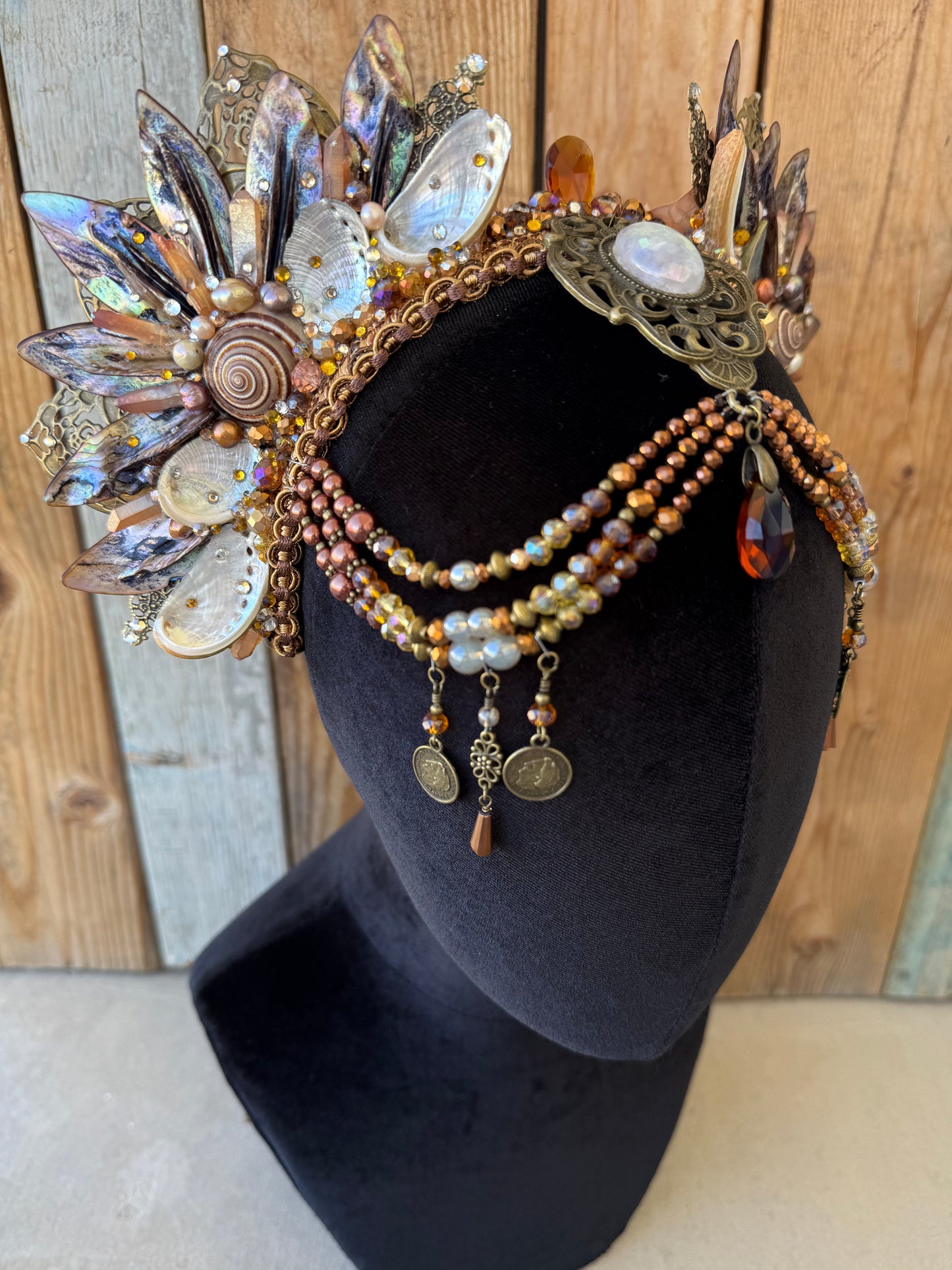 MTO Mermaid Crown Headpiece “Aneiurus” for Underwater Use