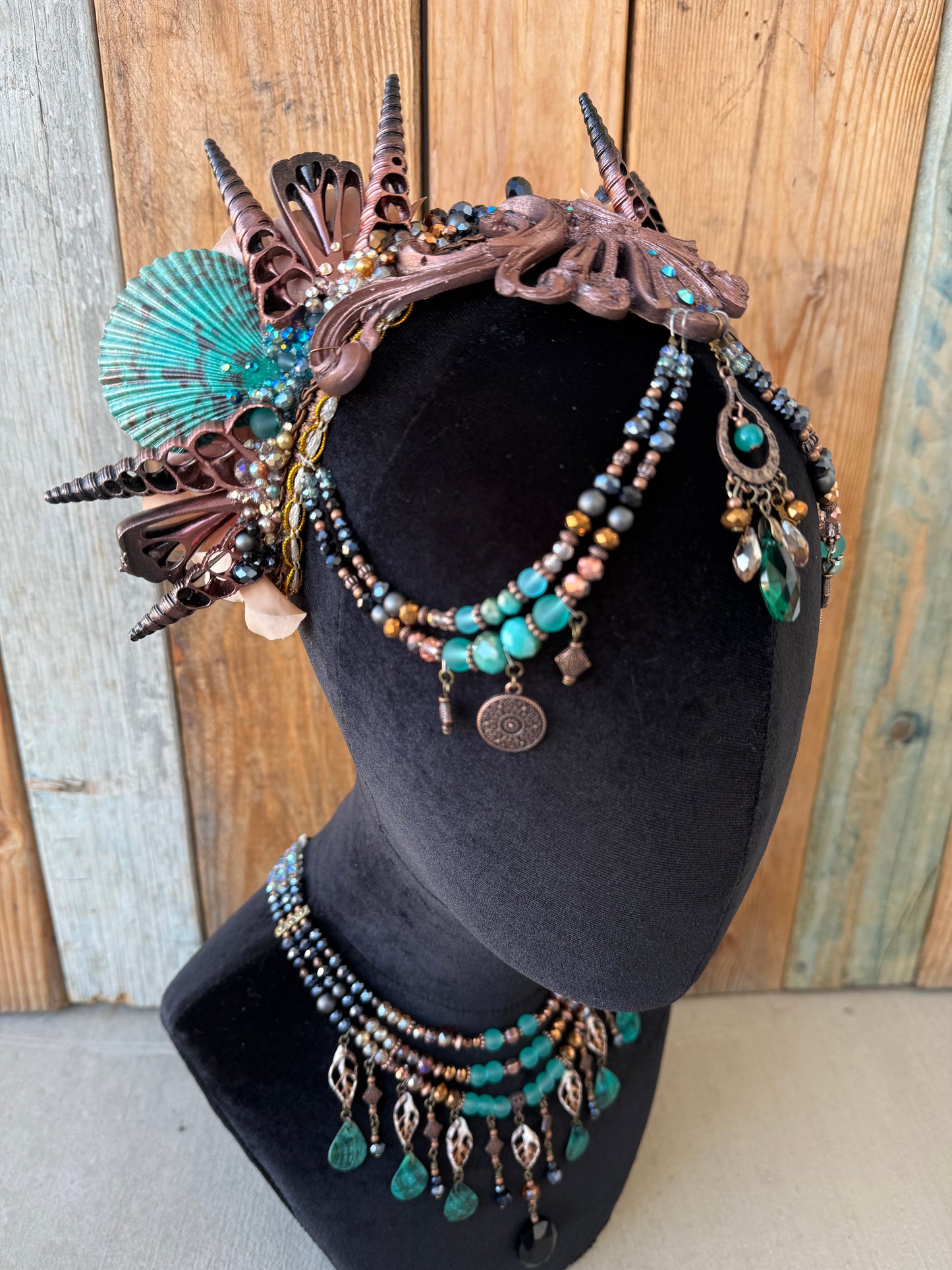 Mermaid Headpiece “Neticus” for Underwater Use