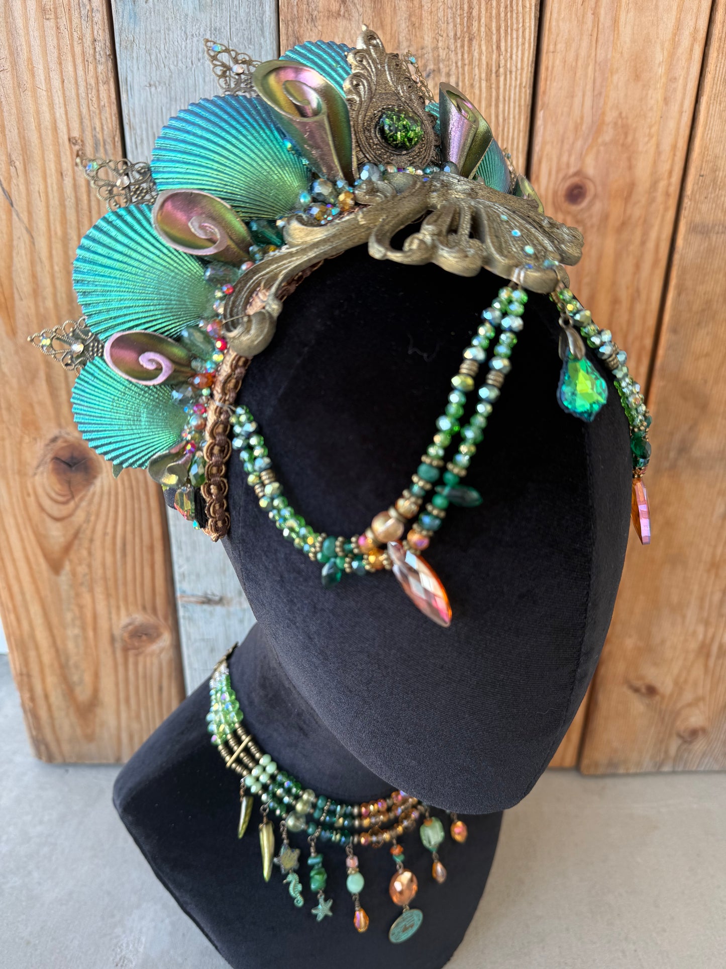 Mermaid Headpiece “Naccarii” for Underwater Use
