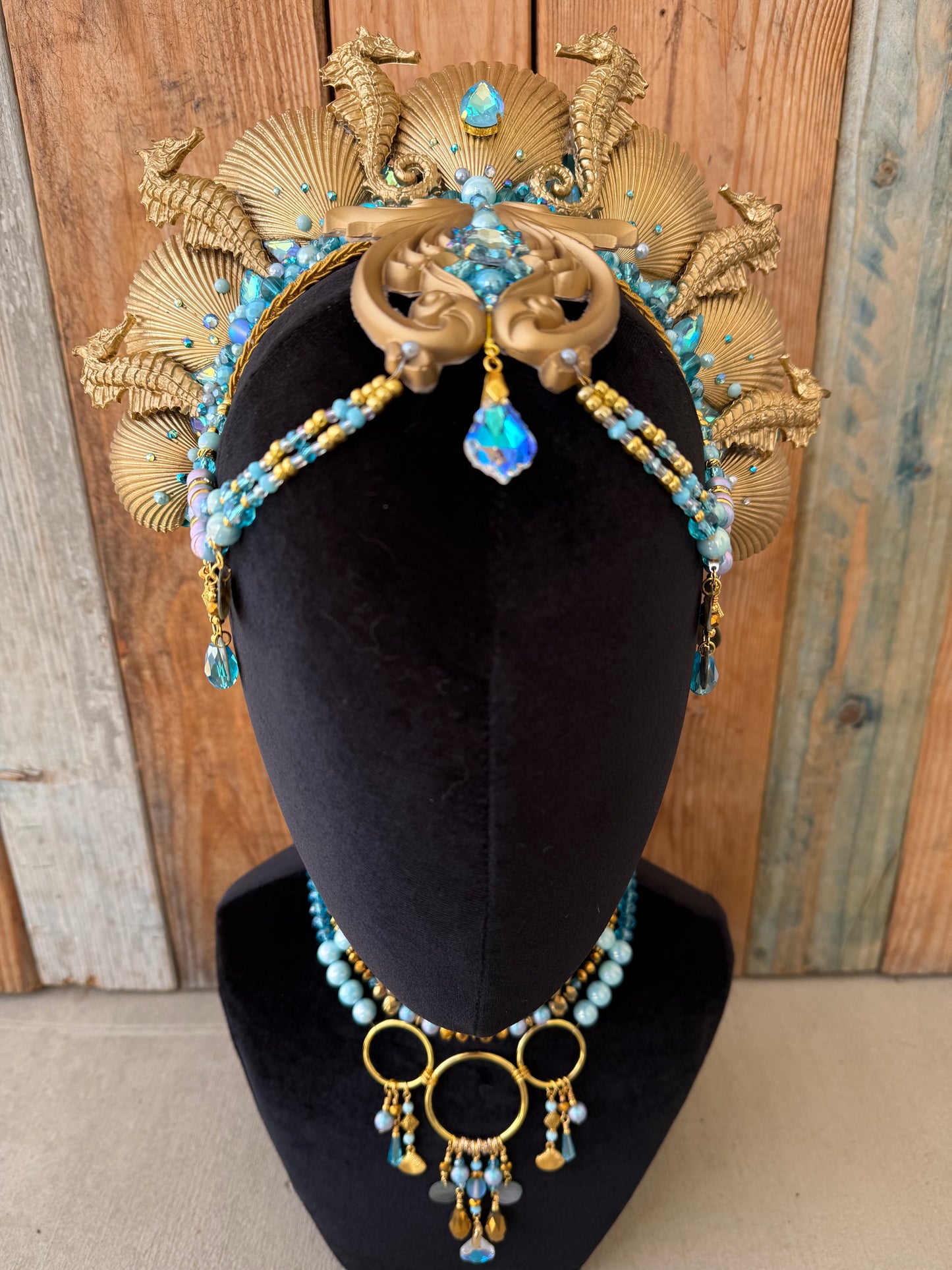 Mermaid Headpiece “Acaradi” for Underwater Use