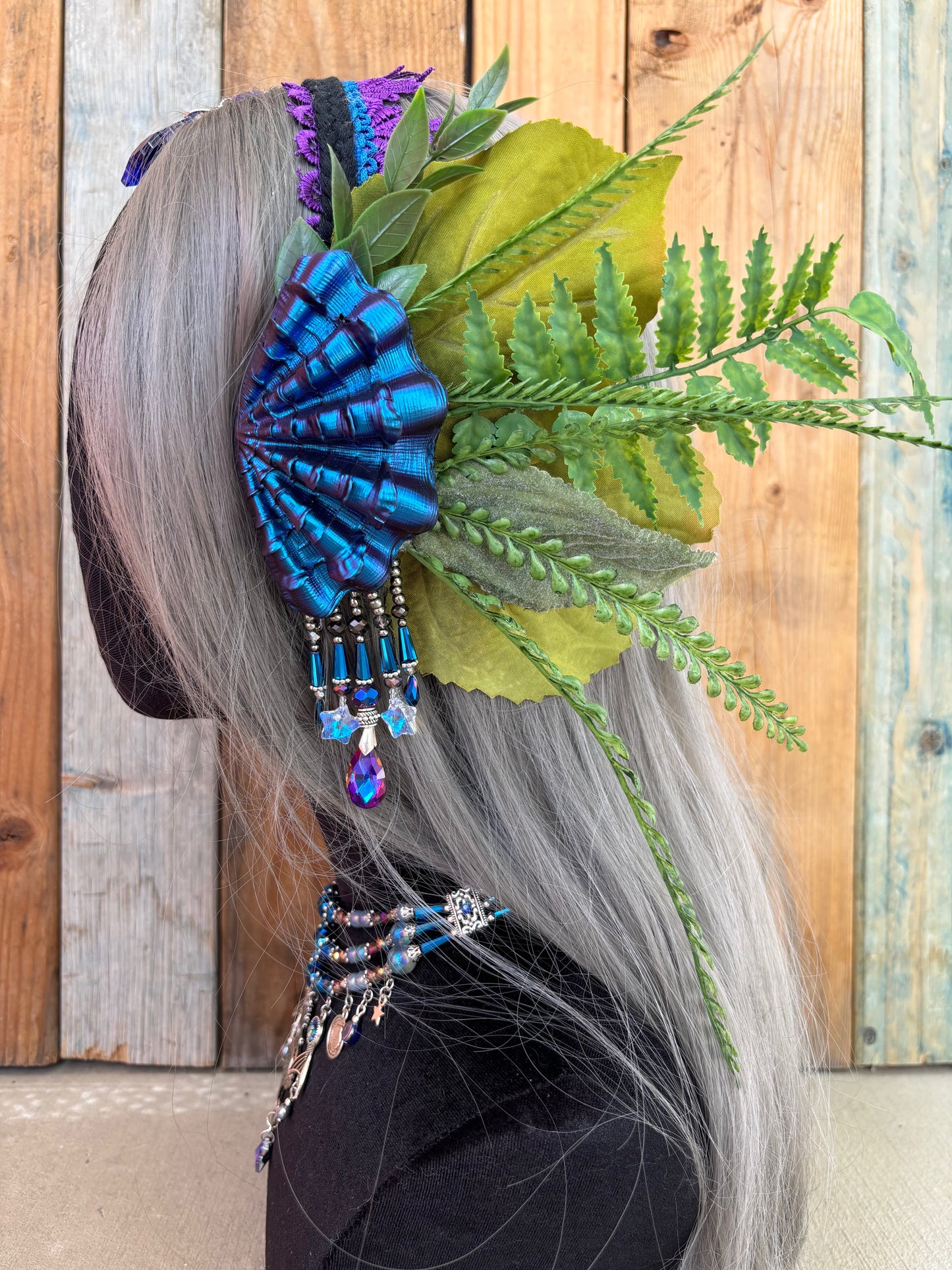 Mermaid Headpiece Set “North” for Underwater Use