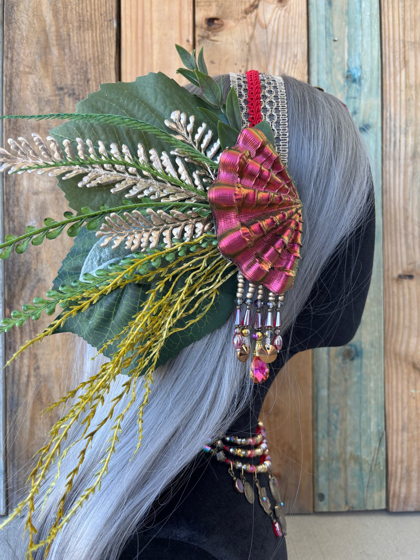 Mermaid Headpiece Super Shift “Flame” For Underwater Use