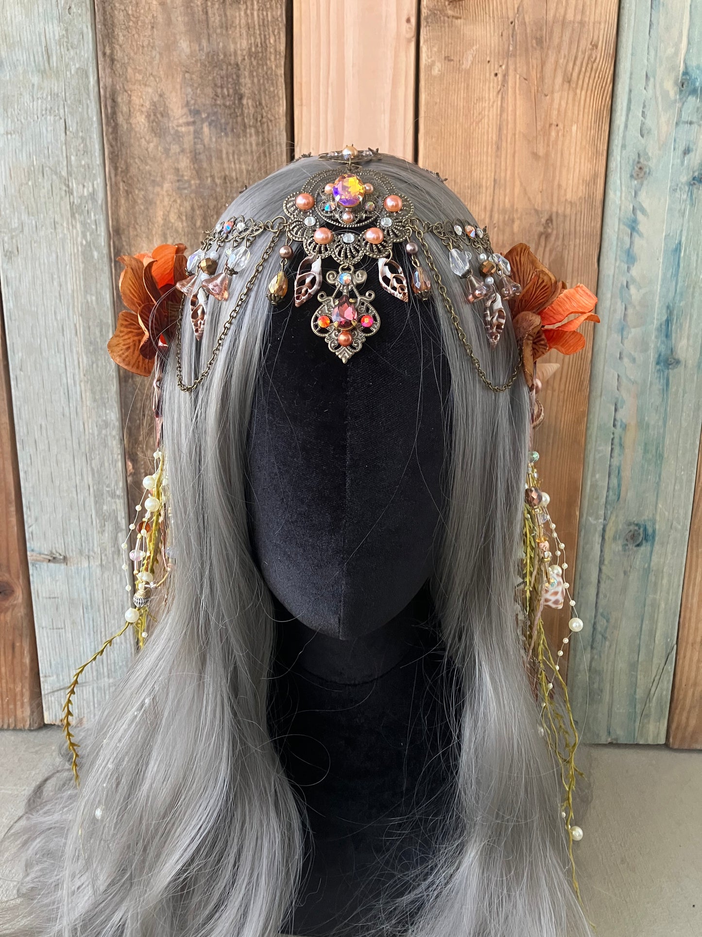 Mermaid Crown Headpiece "Arizona"
