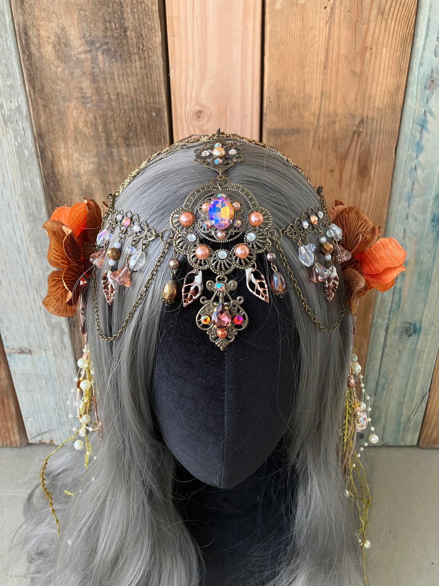 Mermaid Crown Headpiece "Arizona"