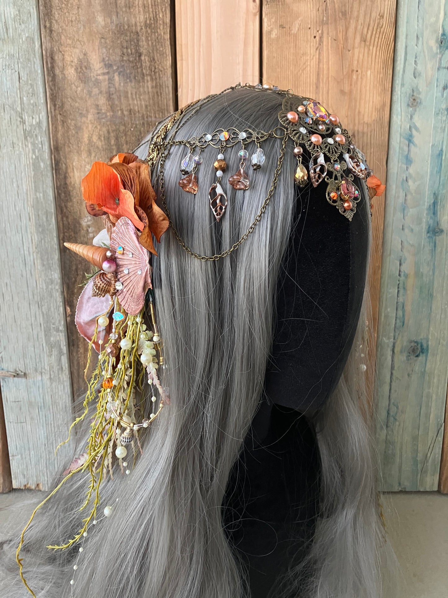 Mermaid Crown Headpiece "Arizona"