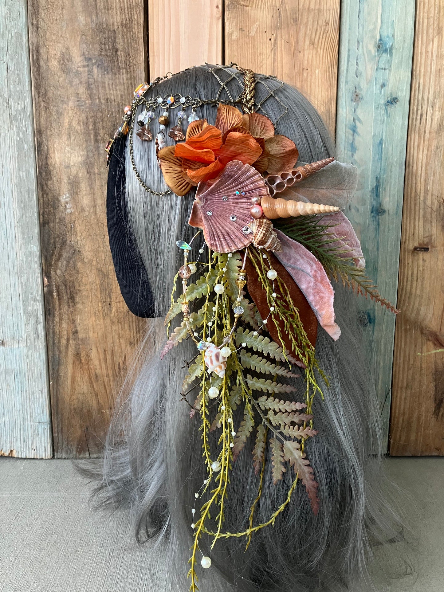 Mermaid Crown Headpiece "Arizona"
