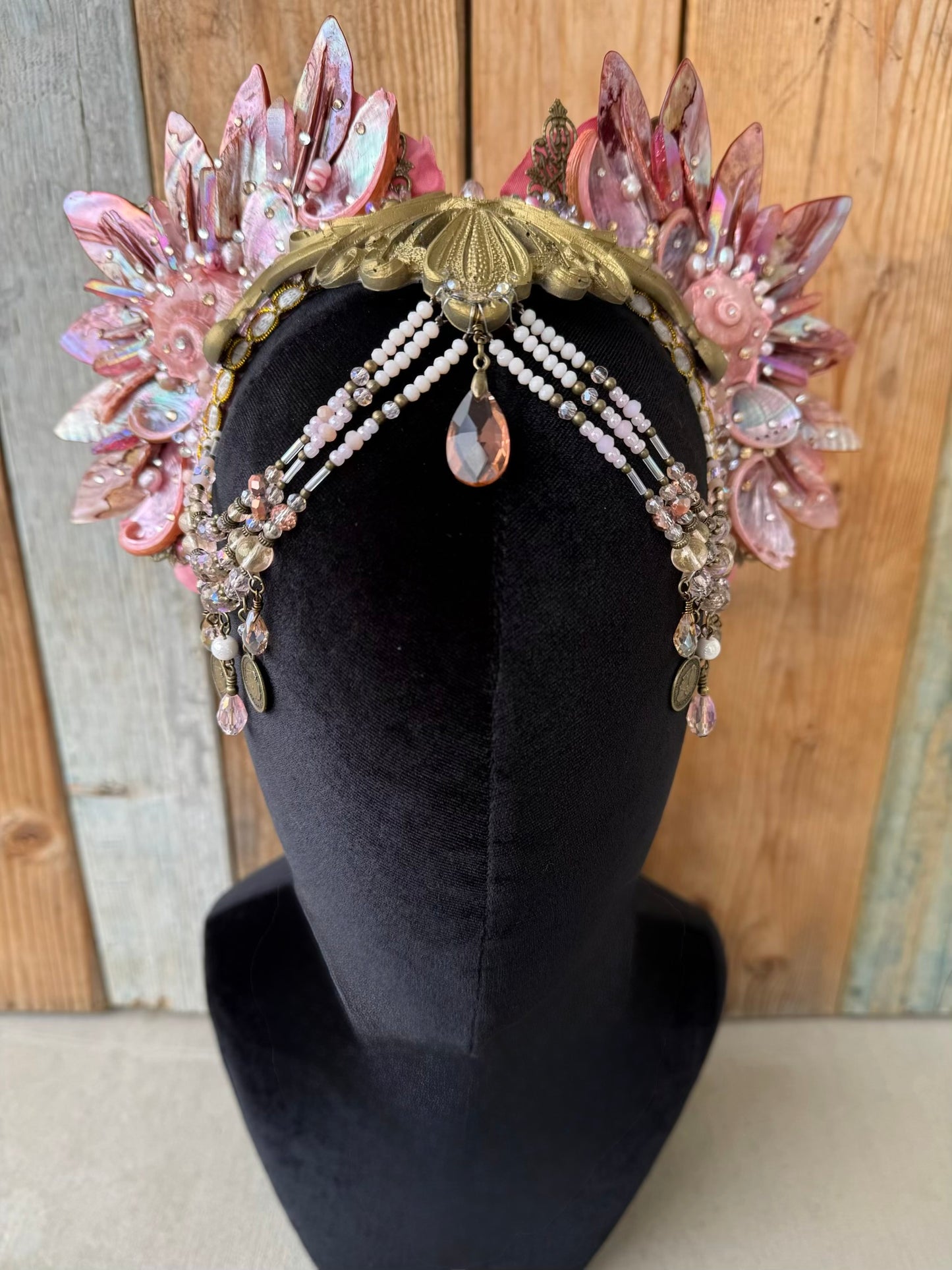 MTO Mermaid Crown Headpiece “Dianthus” tor Underwater Use