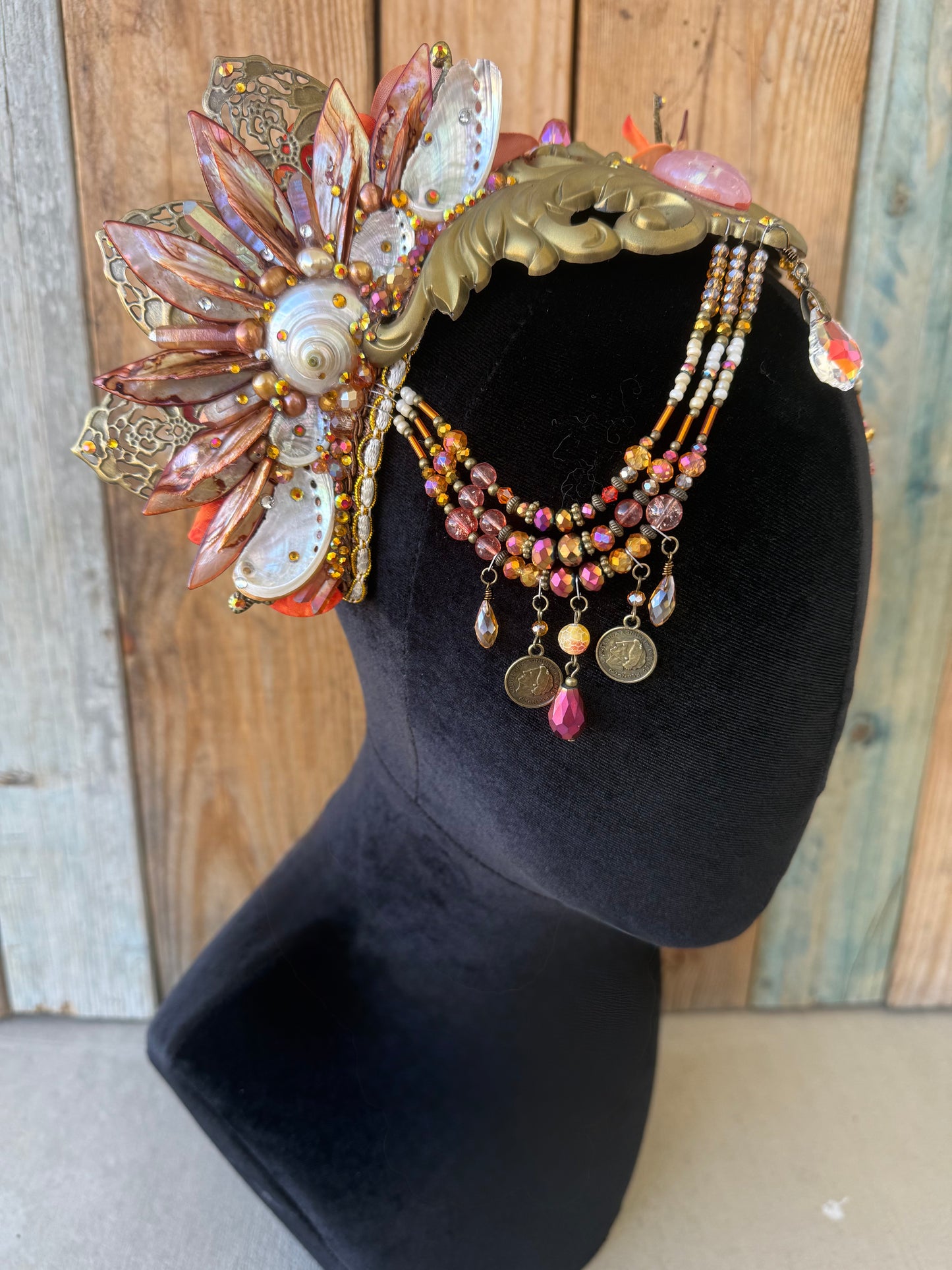 MTO Mermaid Crown Headpiece “Jupiter” for Underwater Use