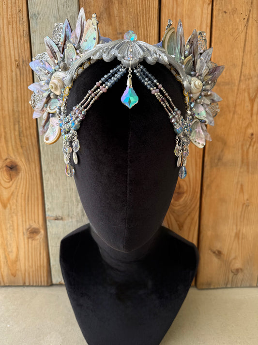 MTO Mermaid Crown Headpiece “Slither” for Underwater use