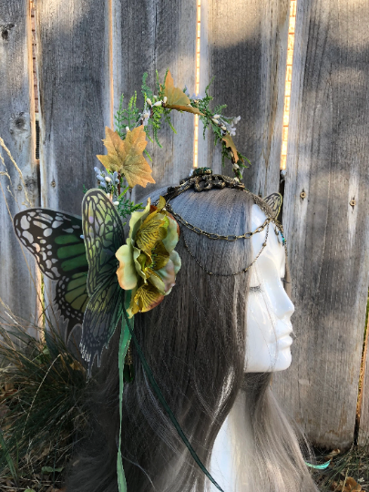 Fairy Crown Fae Fair Folk Magical Mystical Fantasy Mythical Fay Halo Head Piece