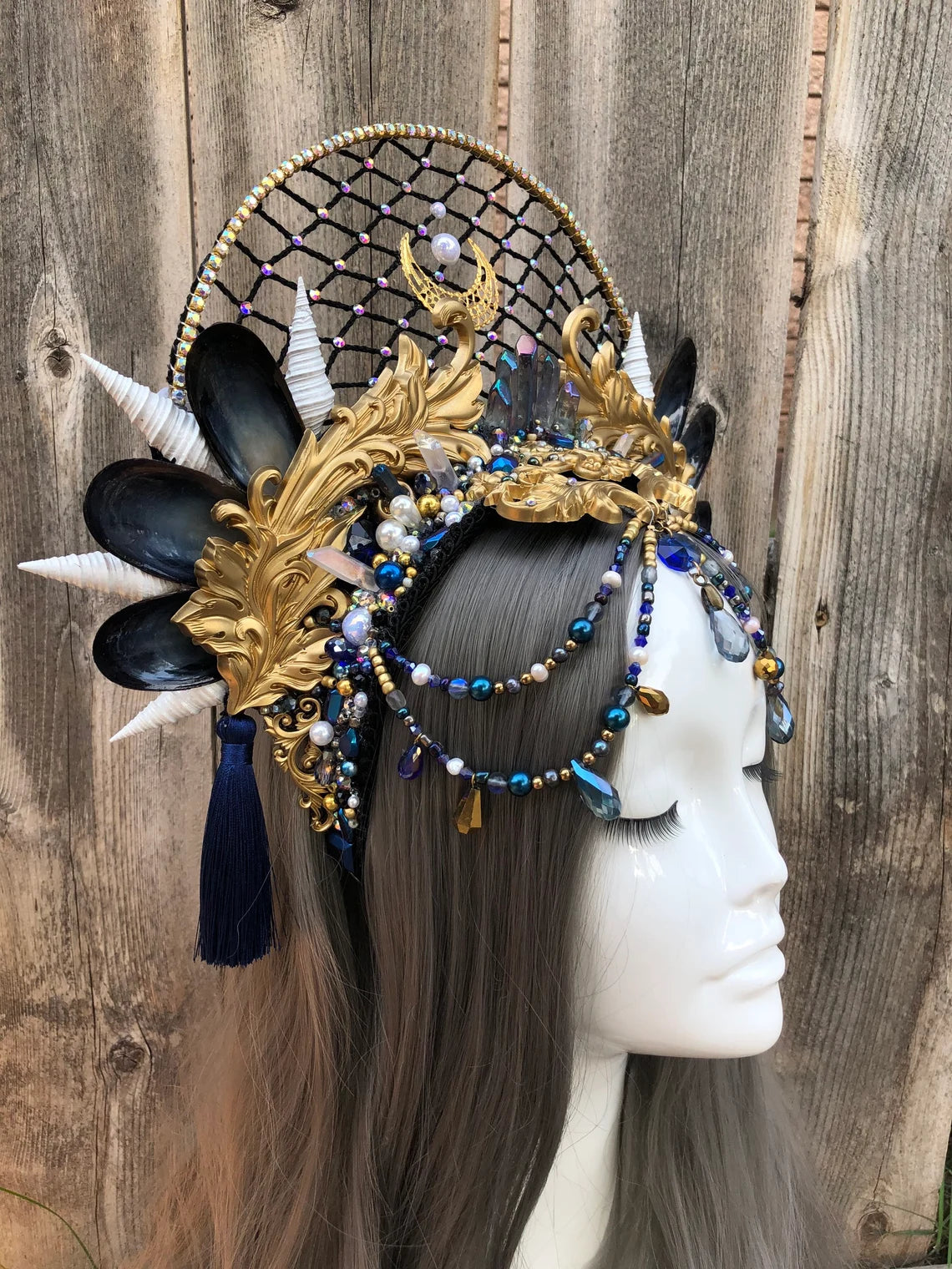 Mermaid Halo Shell Crown For Under Water Use