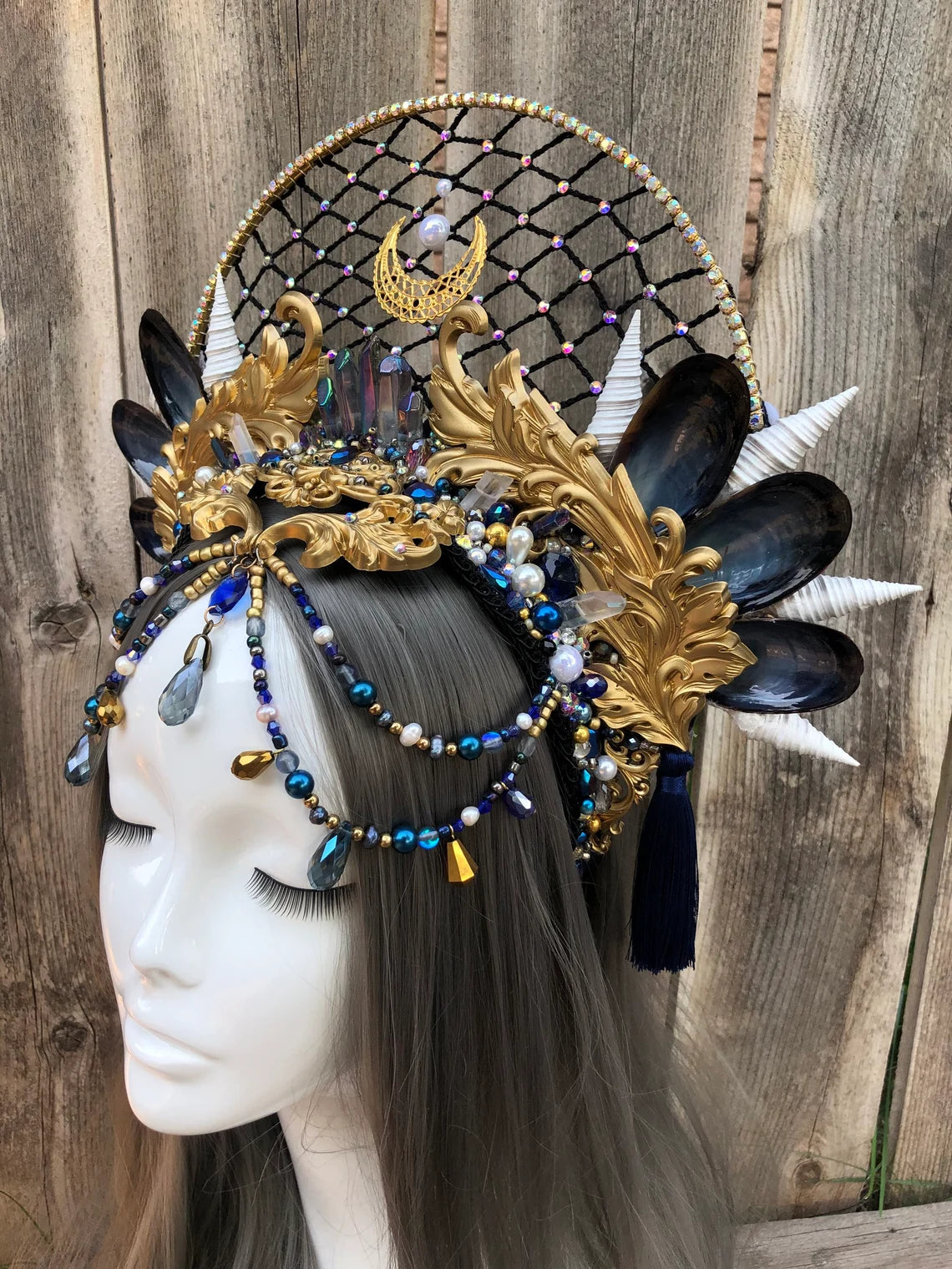 Mermaid Halo Shell Crown For Under Water Use